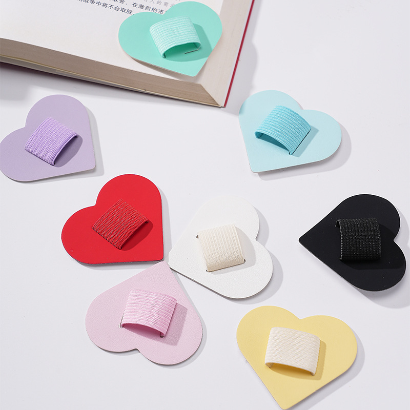 2pcs Heart PU Leather Self Adh - Laptop Accessories Holder reseña y precio