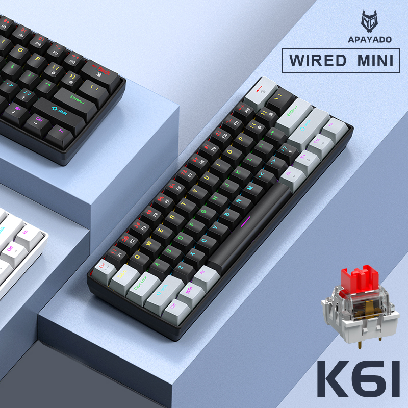 APAYADO K61 Mini Mechanical Ke - Laptop Accessories Uk reseña y precio