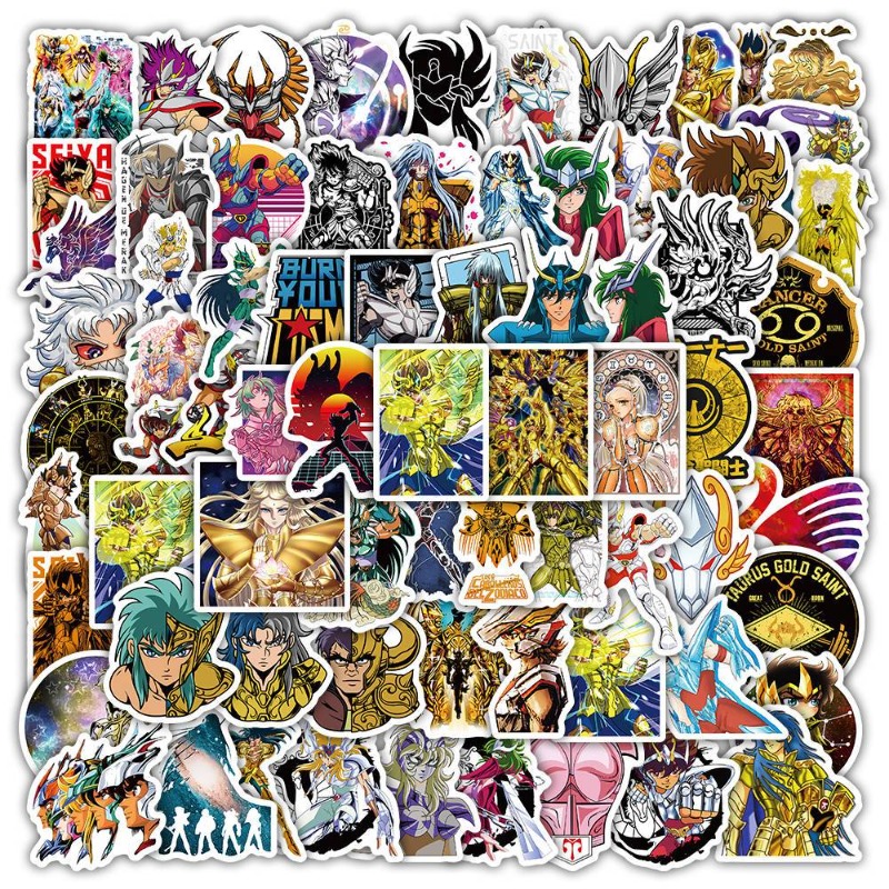 101Pcs Saint Seiya Anime Stick - Laptop Accessories For Office reseña y precio