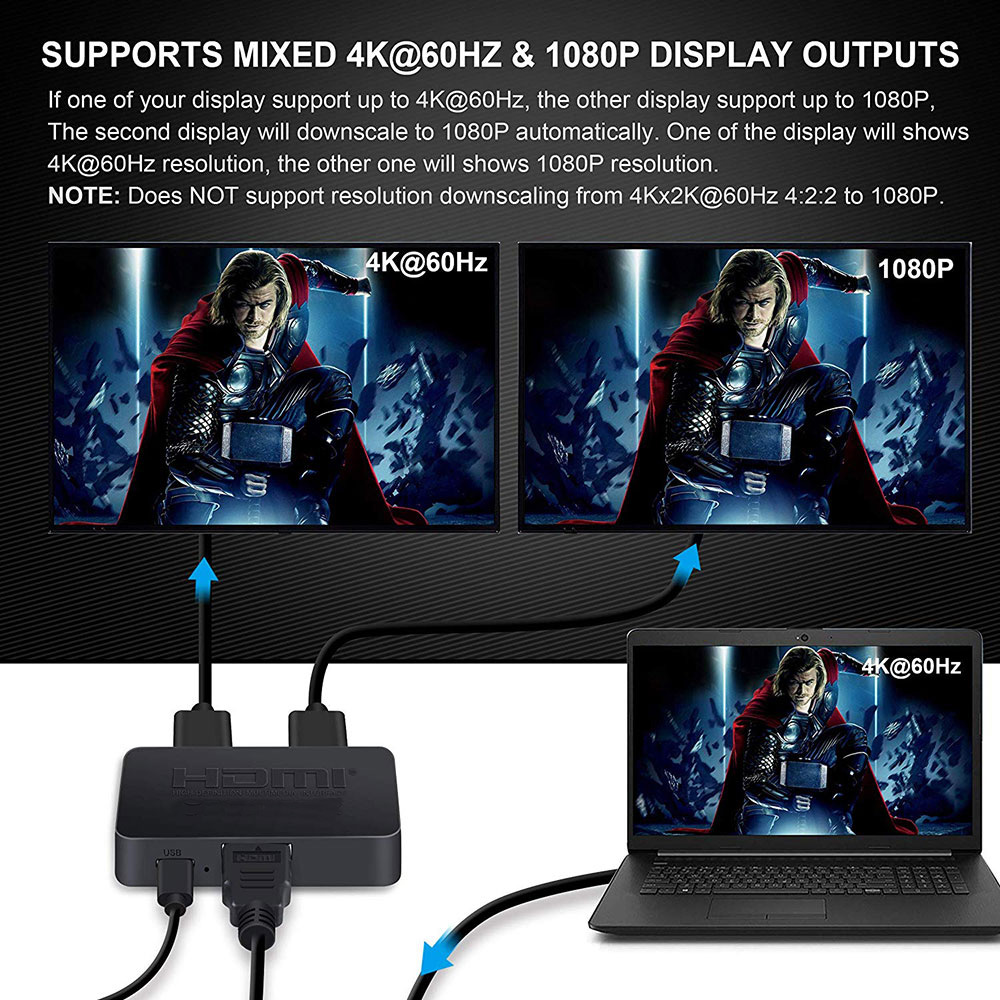 1-in-2-Out 4K Switch Video HDM - Laptop Accessories Display reseña y precio