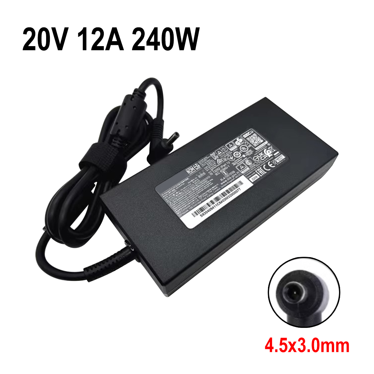 240W 20V 12A Laptop Power Adap - Laptop Accessories Uk reseña y precio