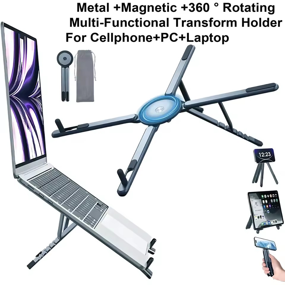 Portable Magnetic Phone Holder - Laptop Accessories For Office reseña y precio