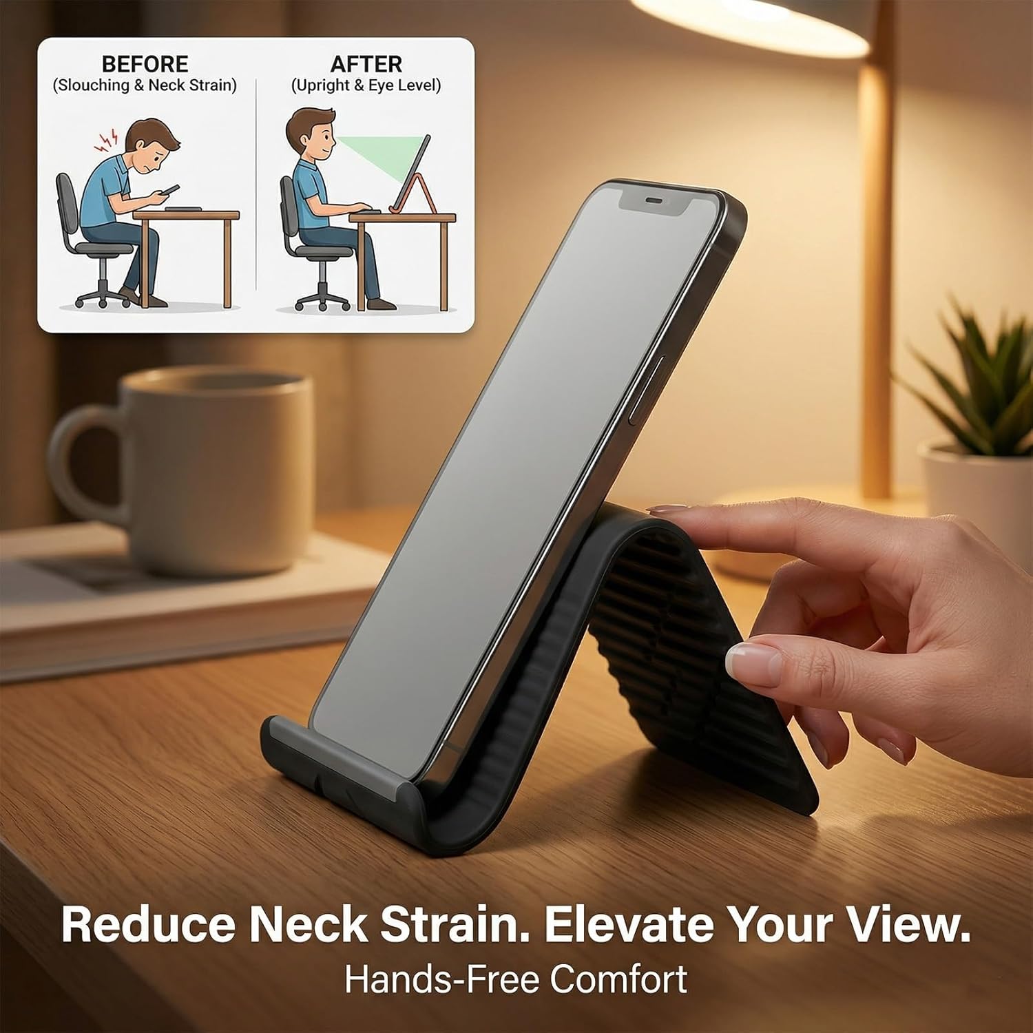 Lazy Portable Phone Stand Sili - Laptop Accessories Holder reseña y precio