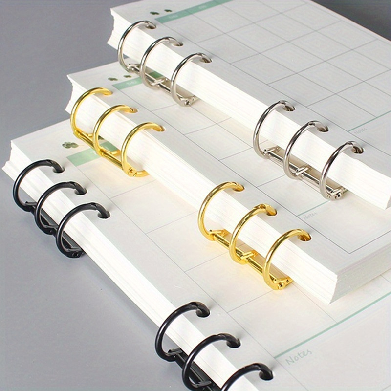 10pcs Metal Loose Leaf Book Bi - Laptop Accessories For Office reseña y precio
