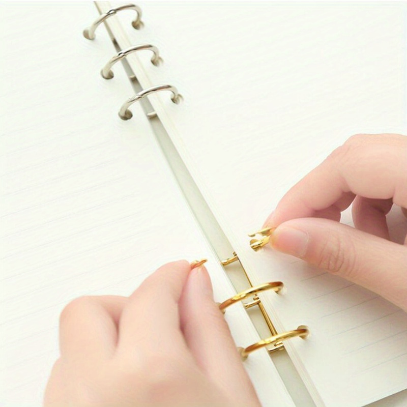 10pcs Metal Loose Leaf Book Bi - Laptop Accessories For Office reseña y precio