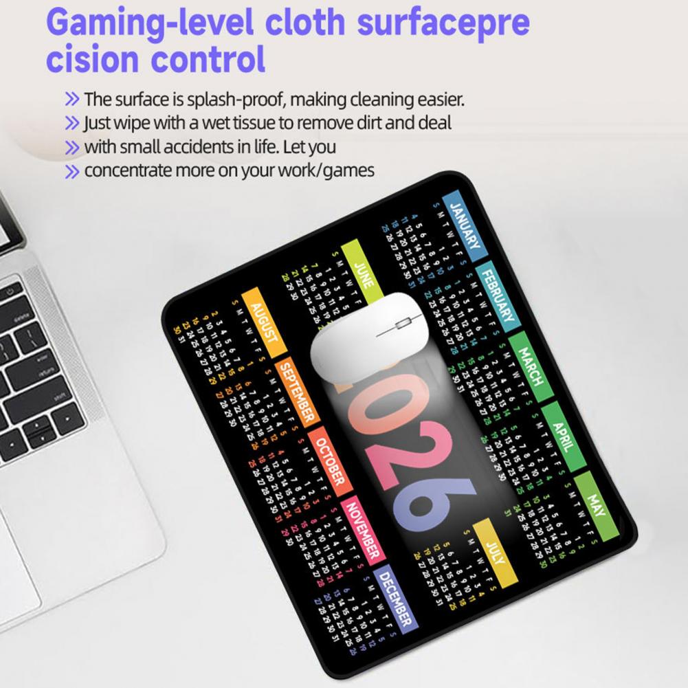 2026 Calendar Mouse Pad Waterp - Laptop Accessories Mouse reseña y precio
