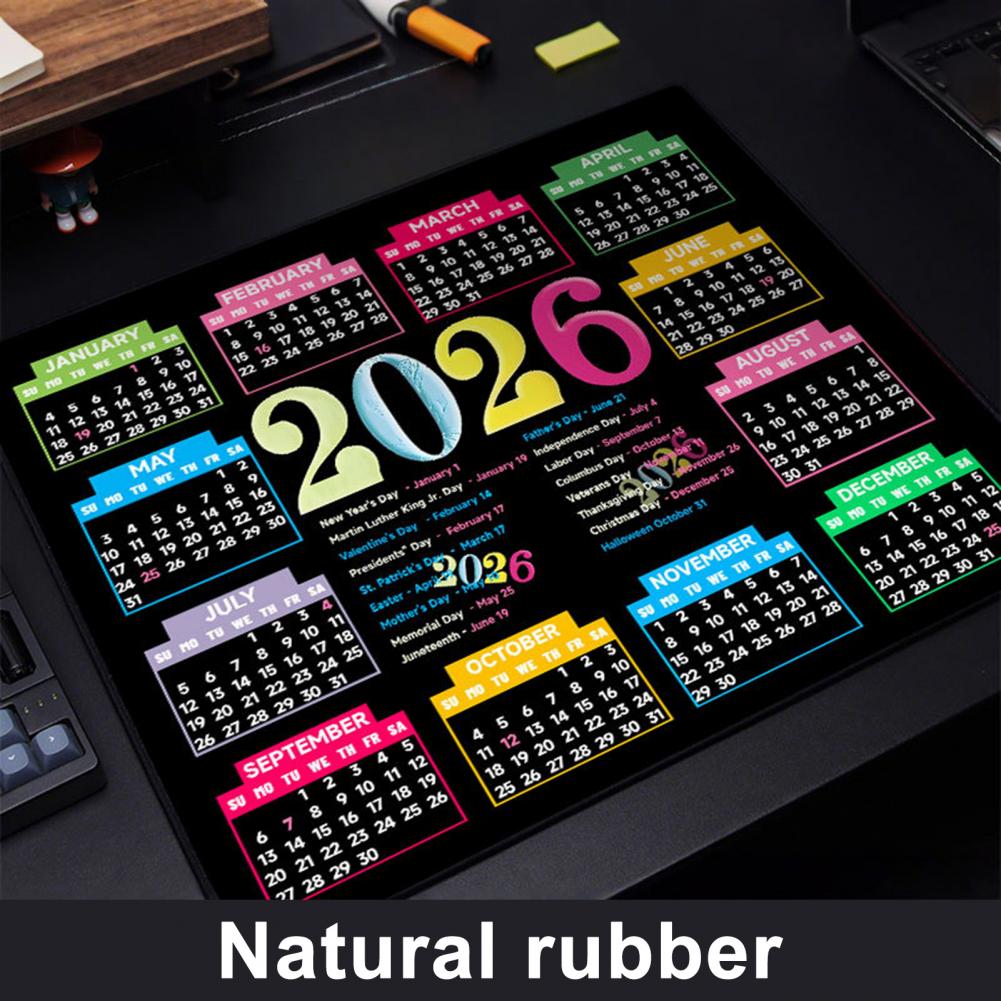 2026 Calendar Mouse Pad Waterp - Laptop Accessories Mouse reseña y precio