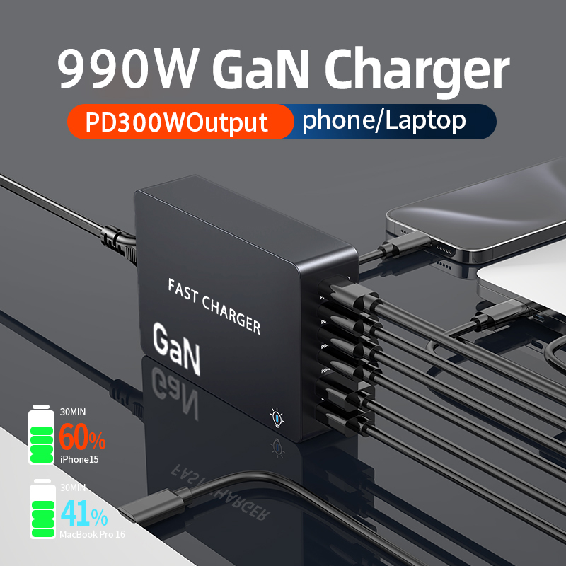 6-Ports PD USB GaN Fast Chargi - Laptop Accessories Uk reseña y precio