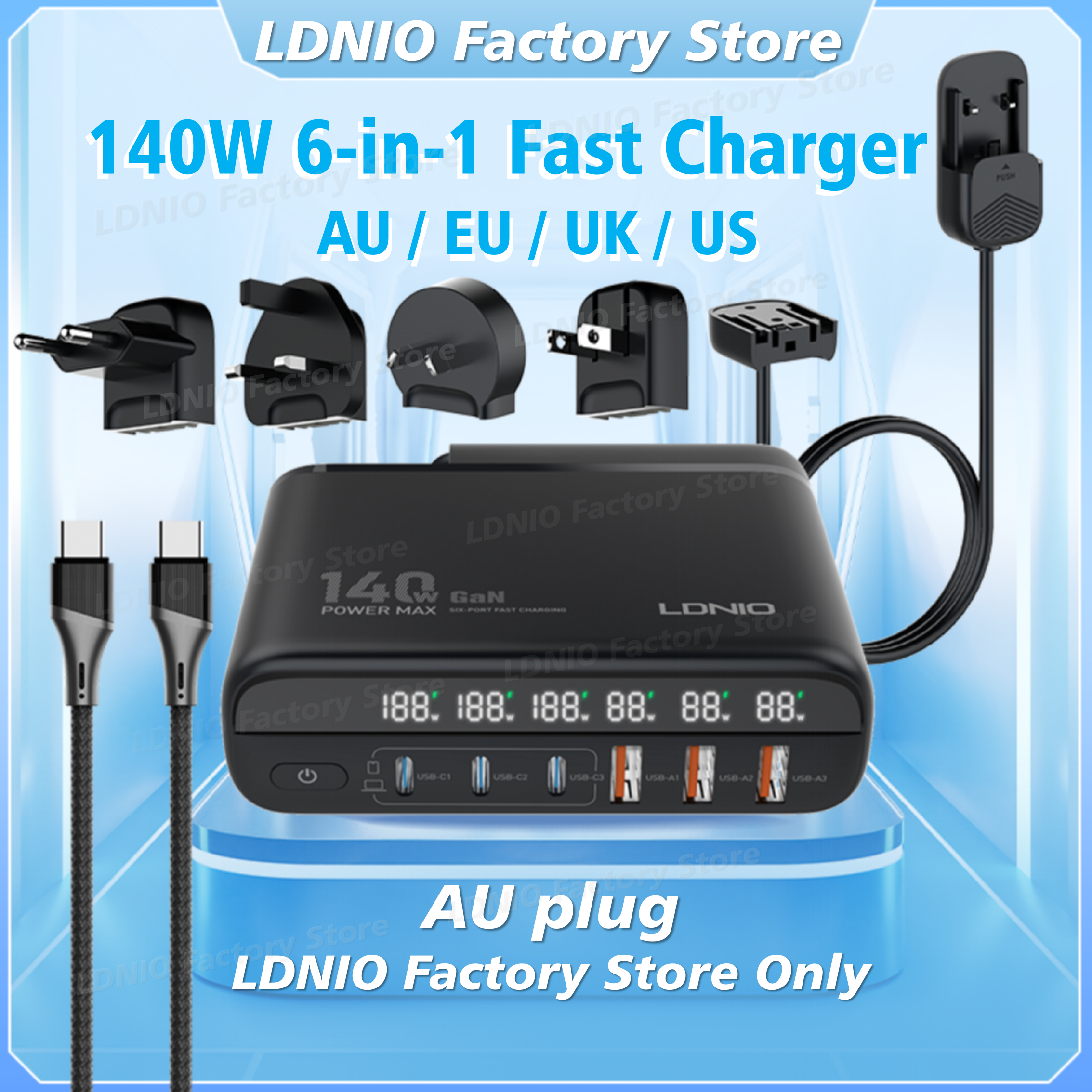 140W GaN USB C Charger PD 100W - Laptop Accessories Uk reseña y precio