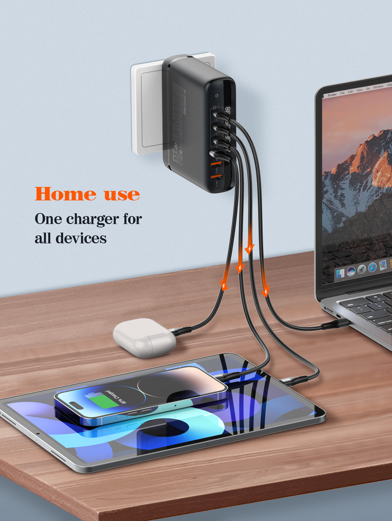 140W GaN USB C Charger PD 100W - Laptop Accessories Uk reseña y precio
