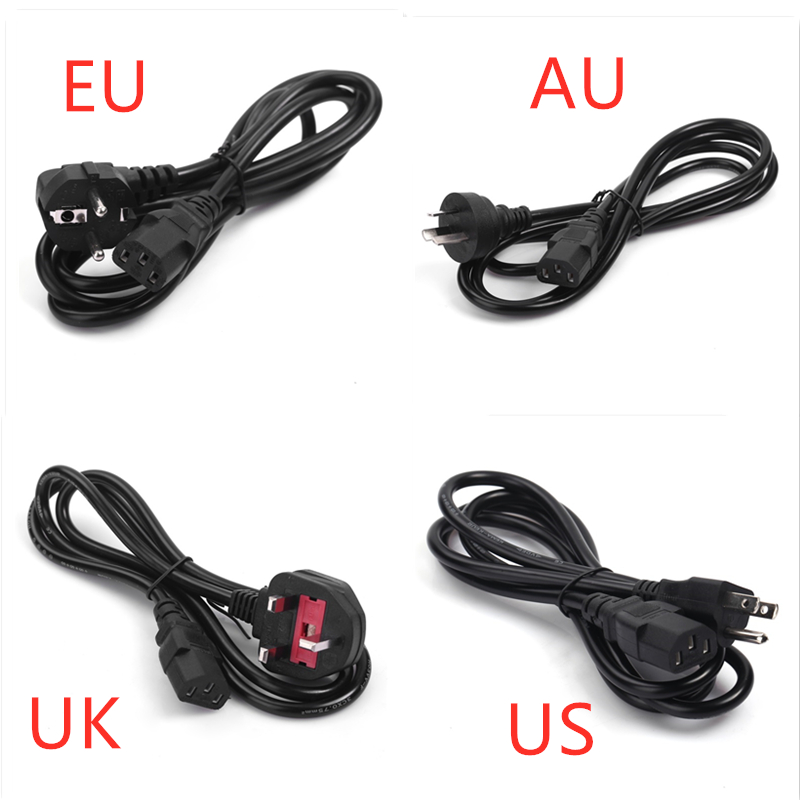 Durable 3-Prong 1.2m EU US AU  - Laptop Accessories Uk reseña y precio