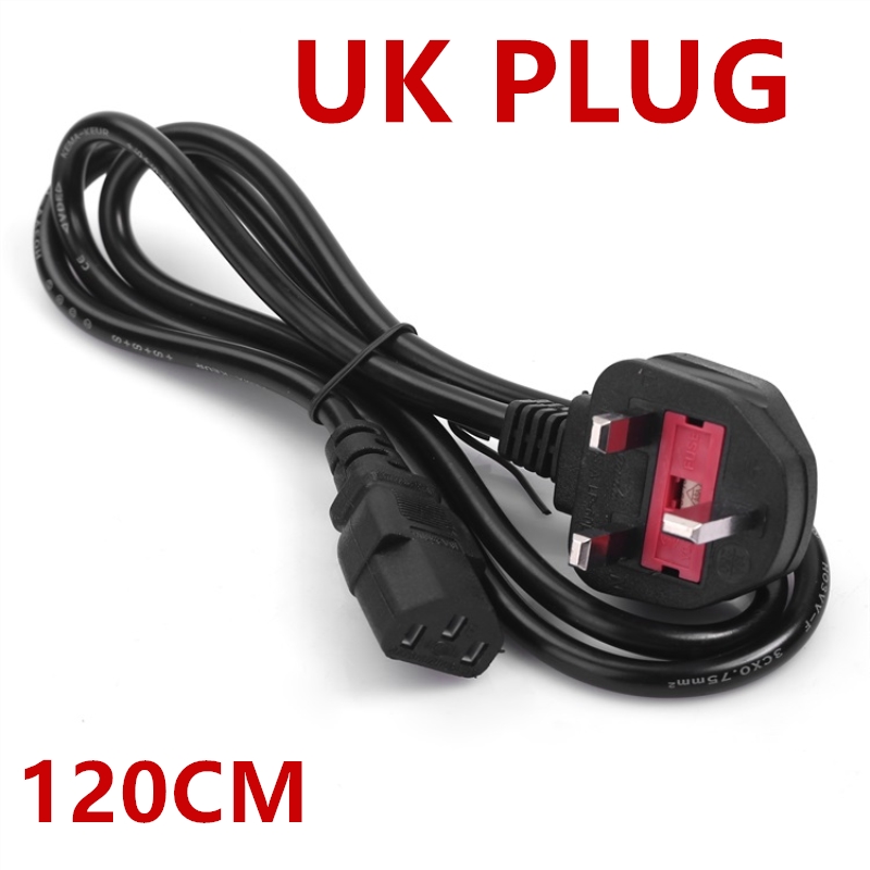 Durable 3-Prong 1.2m EU US AU  - Laptop Accessories Uk reseña y precio