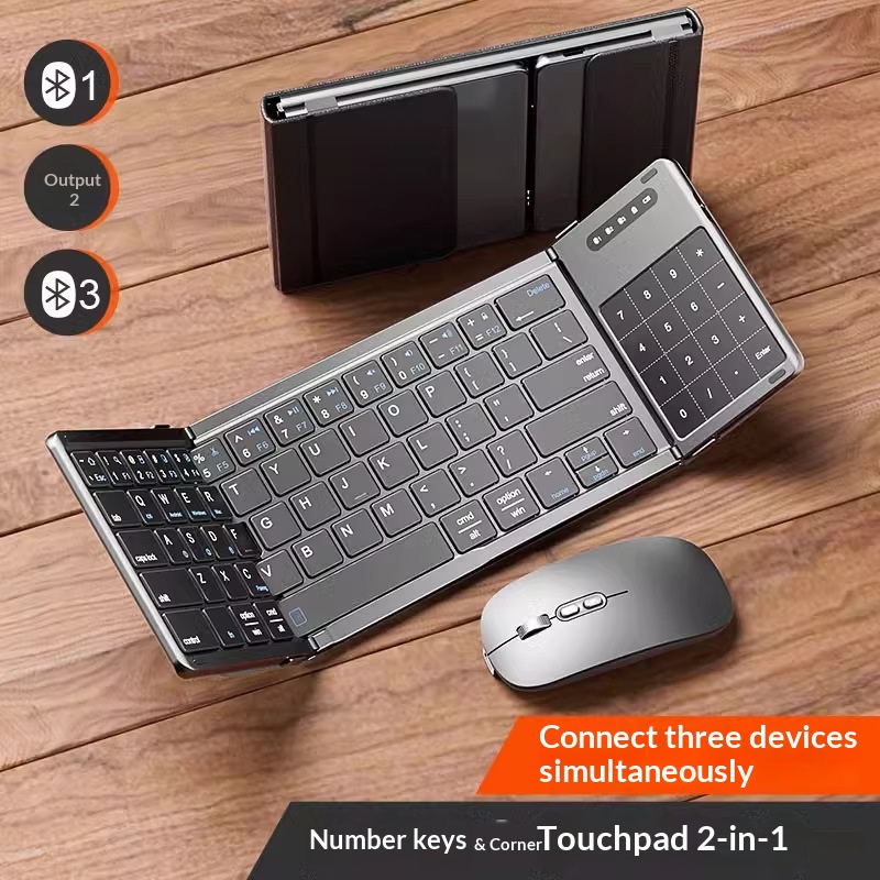 Mengzu Tri Fold Wireless Bluet - Laptop Accessories Mouse reseña y precio
