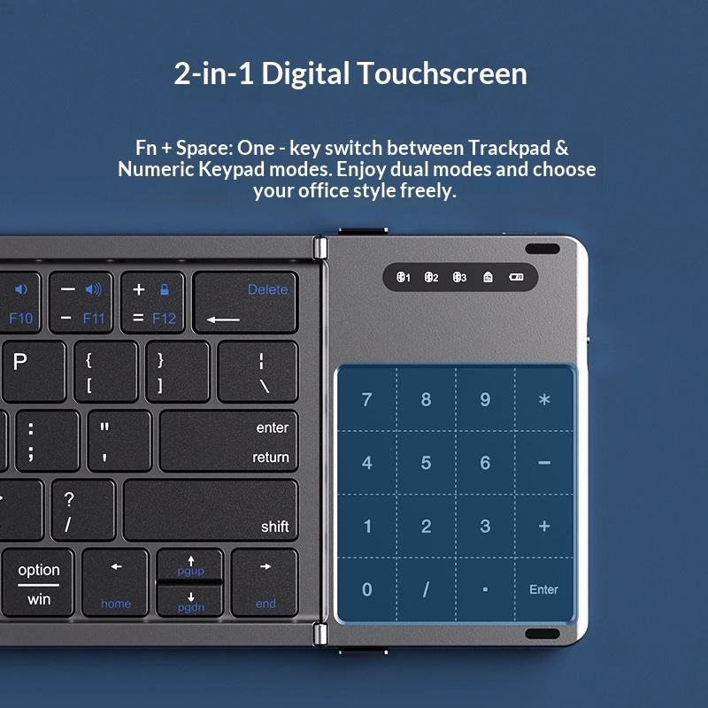 Mengzu Tri Fold Wireless Bluet - Laptop Accessories Mouse reseña y precio