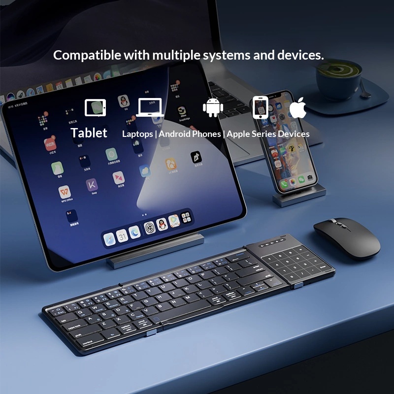 Mengzu Tri Fold Wireless Bluet - Laptop Accessories Mouse reseña y precio