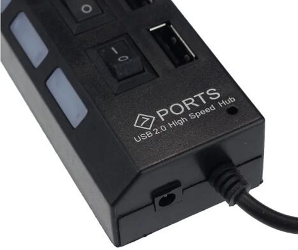 7 Port USB 2.0 Hub Splitter Fo - Laptop Accessories For Office reseña y precio